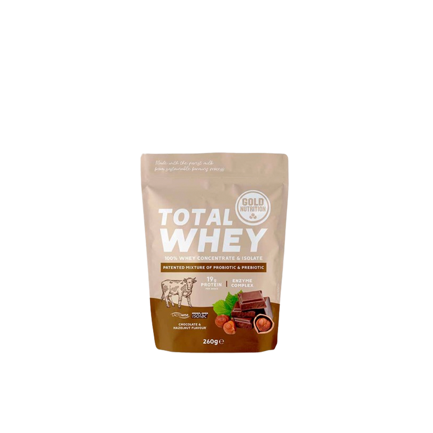 Total Whey 260g - Chocolate e Avelã